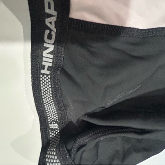 Men's Black and Red Cycling Shorts - Picture 7 of 8